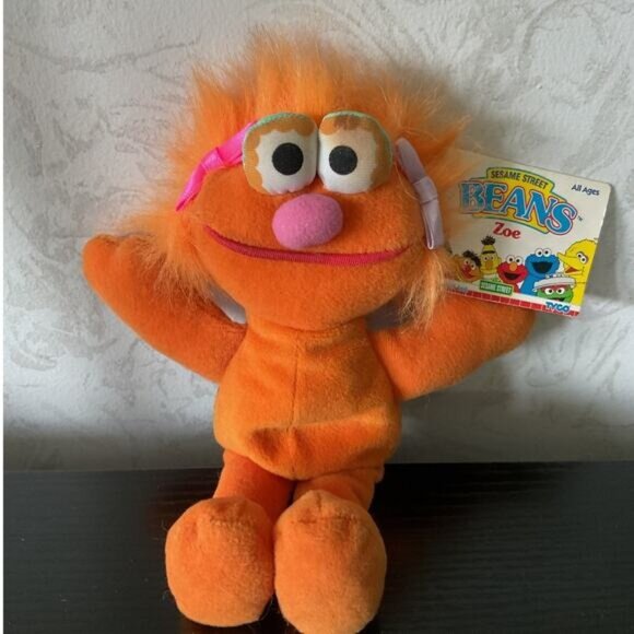 Sesame Street Stuffed Animal Plush Bundle 5 Ernie Bert Grover Zoe Abby - Picture 2 of 13